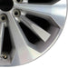 20" FORD F150 PICKUP 17 20x8.5 12 spoke machined face flash gray pockets - Close-Up Detail