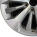20" FORD F150 PICKUP 17 20x8.5 12 spoke machined face flash gray pockets - Back View