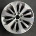 20" FORD F150 PICKUP 17 20x8.5 12 spoke machined face flash gray pockets - Front View