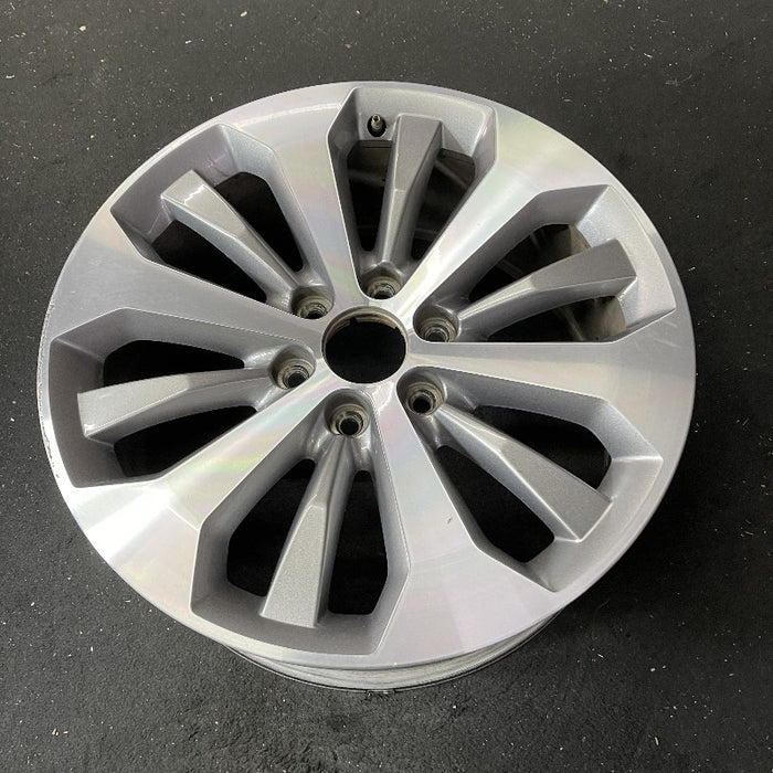 20" FORD F150 PICKUP 17 20x8.5 12 spoke machined face flash gray pockets - View 8