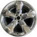 20" CHALLENGER 11-12 20x8, , chrome clad, lug nut centered between spokes - Front View