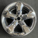 20" CHALLENGER 11-12 20x8, , chrome clad, lug nut centered between spokes - Angle View