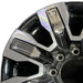20" SIERRA 2500 PICKUP 24 20x8.5 8 spoke raised spoke machined with black - Angle View
