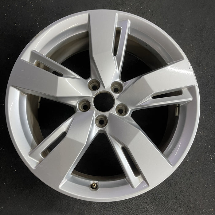 19" AUDI Q5 18 19x8 , , slotted spoke Original OEM Wheel Rim - Angle View
