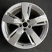 19" AUDI Q5 18 19x8 , , slotted spoke Original OEM Wheel Rim - Angle View