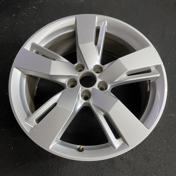 19" AUDI Q5 18 19x8 , , slotted spoke Original OEM Wheel Rim - Side Profile