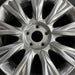18" GENESIS 09-12 Sdn 18x7.5 9 spoke covered lugs Original OEM Wheel Rim - Angle View