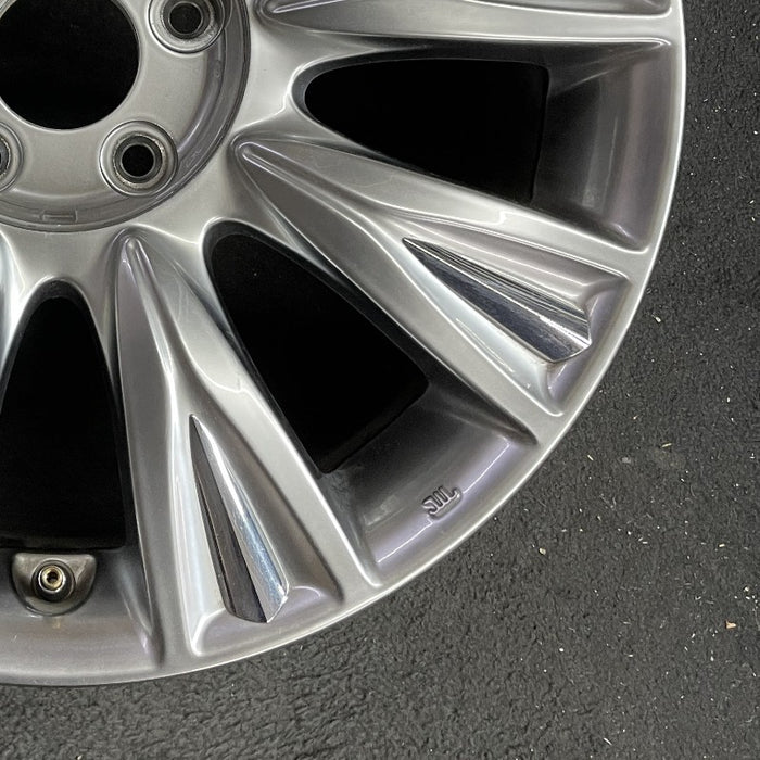 18" GENESIS 09-12 Sdn 18x7.5 9 spoke covered lugs Original OEM Wheel Rim - Back View