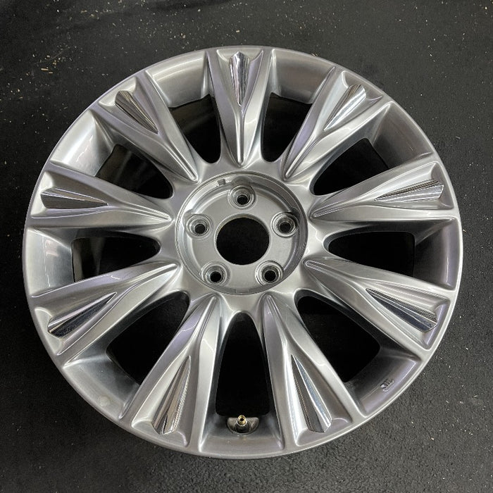 18" GENESIS 09-12 Sdn 18x7.5 9 spoke covered lugs Original OEM Wheel Rim - View 7