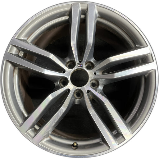 19" BMW X6 15-19 19x9 , , double spoke, 18mm offset Original OEM Wheel Rim - Front View