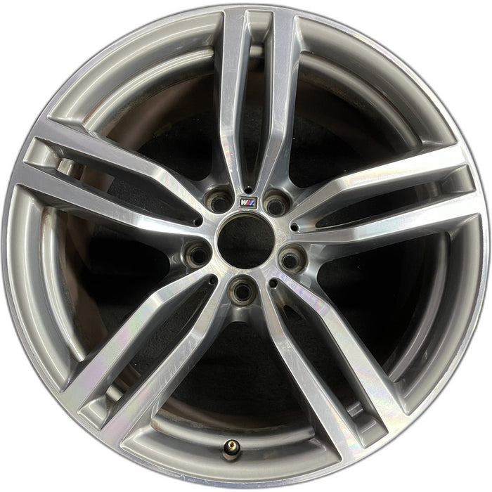 19" BMW X6 15-19 19x9 , , double spoke, 18mm offset Original OEM Wheel Rim - Front View