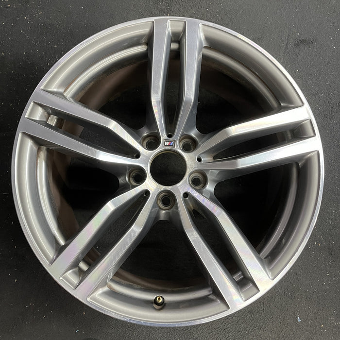 19" BMW X6 15-19 19x9 , , double spoke, 18mm offset Original OEM Wheel Rim - Angle View