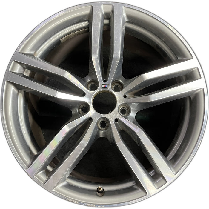 19" BMW X6 15-19 19x9 , , double spoke, 18mm offset Original OEM Wheel Rim - Front View
