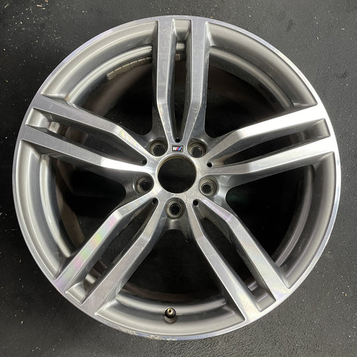 19" BMW X6 15-19 19x9 , , double spoke, 18mm offset Original OEM Wheel Rim - Angle View