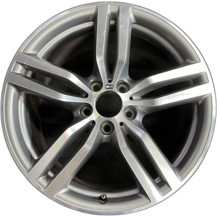 19" BMW X6 15-19 19x9 , , double spoke, 48mm offset Original OEM Wheel Rim - Front View