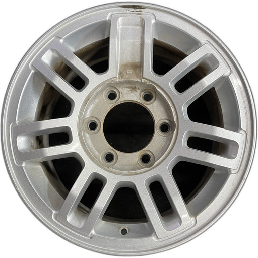 16" HUMMER H3 08 16x7.5 7 double spoke finish Original OEM Wheel Rim - Front View
