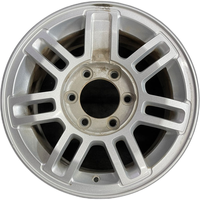 16" HUMMER H3 08 16x7.5 7 double spoke finish Original OEM Wheel Rim - Front View