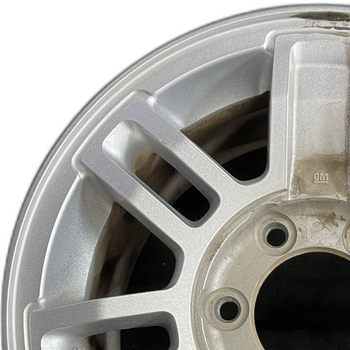 16" HUMMER H3 08 16x7.5 7 double spoke finish Original OEM Wheel Rim - Angle View