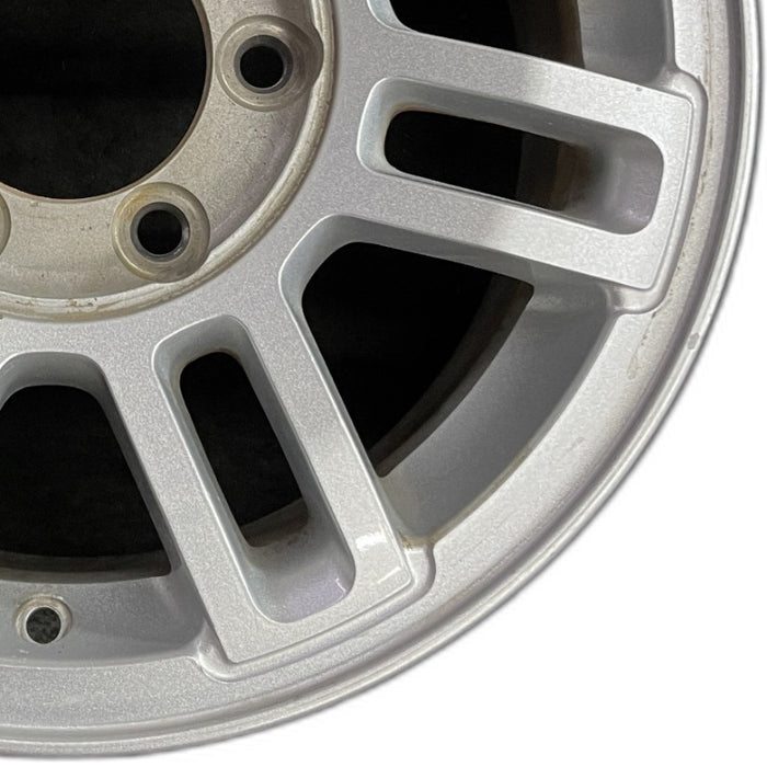 16" HUMMER H3 08 16x7.5 7 double spoke finish Original OEM Wheel Rim - Close-Up Detail
