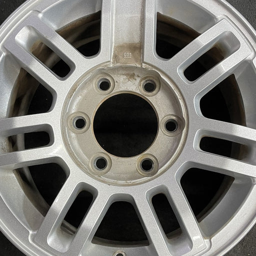 16" HUMMER H3 08 16x7.5 7 double spoke finish Original OEM Wheel Rim - Angle View
