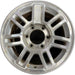16" HUMMER H3 06 16x7.5 7 double spoke satin machined finish Original OEM Wheel - Front View
