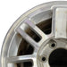 16" HUMMER H3 06 16x7.5 7 double spoke satin machined finish Original OEM Wheel - Angle View