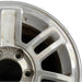 16" HUMMER H3 06 16x7.5 7 double spoke satin machined finish Original OEM Wheel - Side Profile
