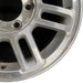 16" HUMMER H3 06 16x7.5 7 double spoke satin machined finish Original OEM Wheel - Close-Up Detail