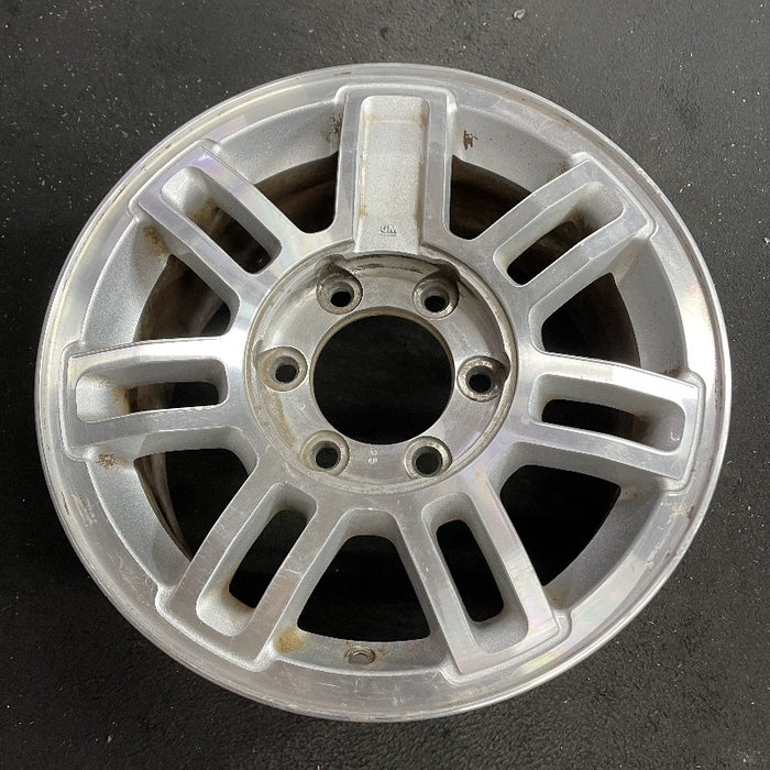 16" HUMMER H3 06 16x7.5 7 double spoke satin machined finish Original OEM Wheel - View 7