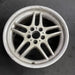 18" BMW 740i 00-01 18x8 , 10 spoke , smooth finish Original OEM Wheel Rim - Side Profile