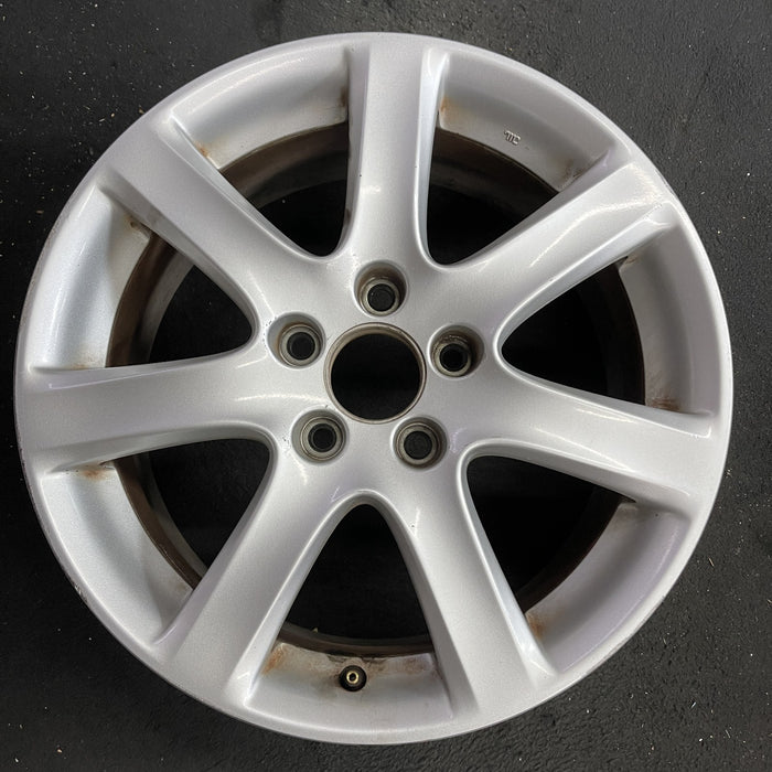 17" TSX 04-05 17x7 , 7 spoke Original OEM Wheel Rim - Angle View