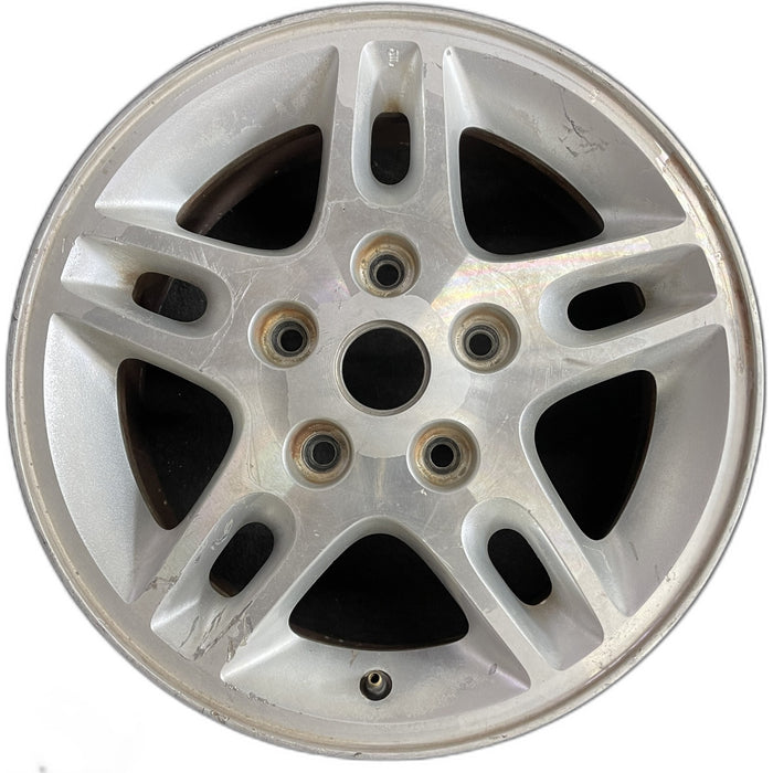 16" GRAND CHEROKEE 99-00 16x7, aluminum, 5 large triangular holes Original OEM Wheel Rim
