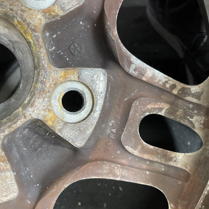 16" GRAND CHEROKEE 99-00 16x7, aluminum, 5 large triangular holes Original OEM Wheel Rim