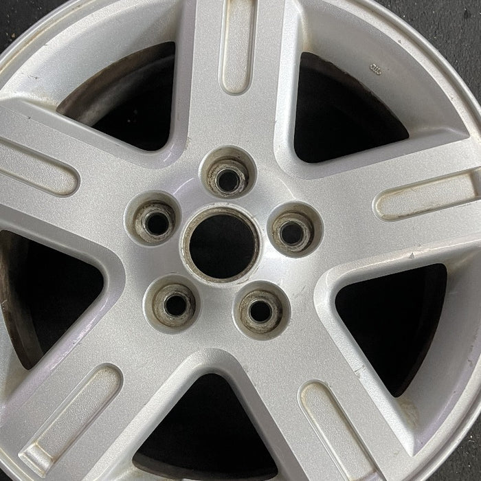 16" ESCAPE 05-08 VIN H 8th digit Hybrid 16x7 aluminum 5 spoke exposed lugs grooved spoke Original OEM Wheel Rim