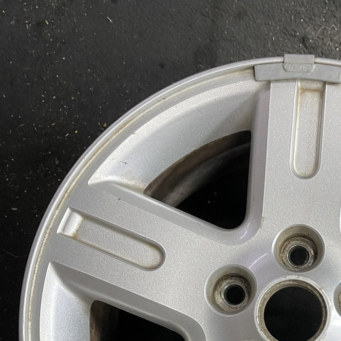 16" ESCAPE 05-08 VIN H 8th digit Hybrid 16x7 aluminum 5 spoke exposed lugs grooved spoke Original OEM Wheel Rim