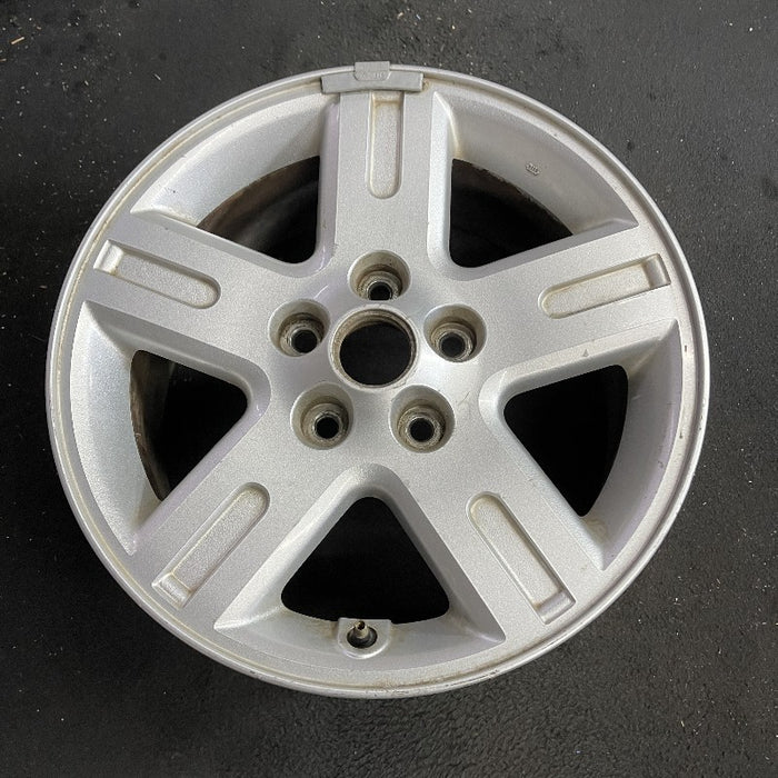 16" ESCAPE 05-08 VIN H 8th digit Hybrid 16x7 aluminum 5 spoke exposed lugs grooved spoke Original OEM Wheel Rim