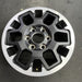 17" TACOMA 24 17x7.5, black Original OEM Wheel Rim - Side Profile