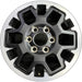 17" TACOMA 24 17x7.5, black Original OEM Wheel Rim - Front View