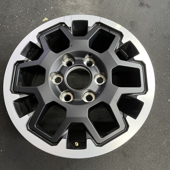 17" TACOMA 24 17x7.5, black Original OEM Wheel Rim - Side Profile