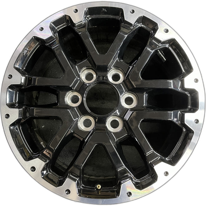 18" SEQUOIA 23-24 18x7.5, 6 double spoke, black Original OEM Wheel Rim - Front View