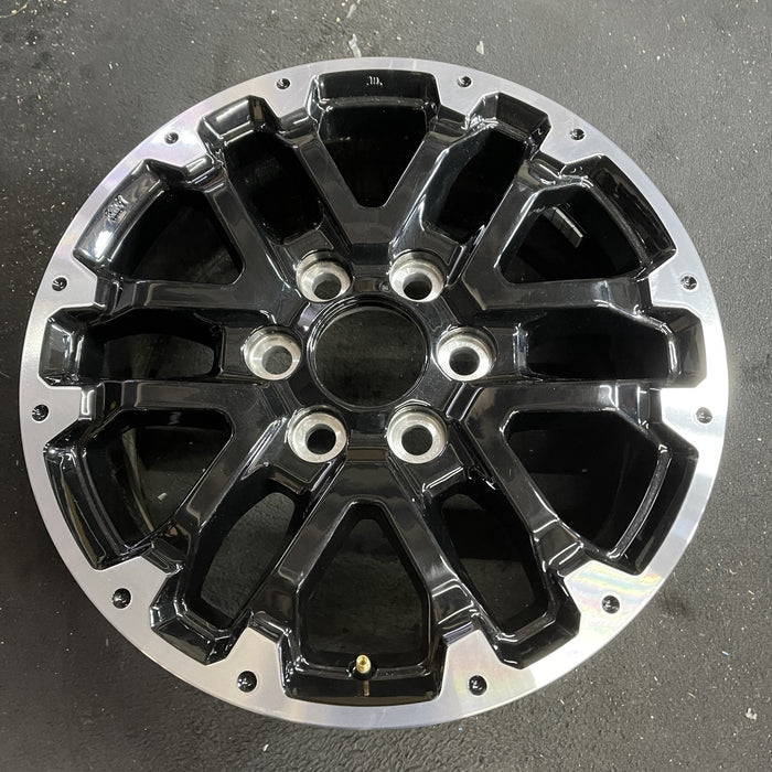 18" SEQUOIA 23-24 18x7.5, 6 double spoke, black Original OEM Wheel Rim - Side Profile
