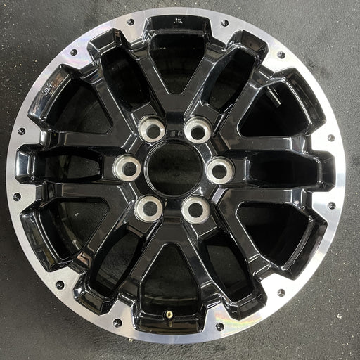 18" SEQUOIA 23-24 18x7.5, 6 double spoke, black Original OEM Wheel Rim - Angle View