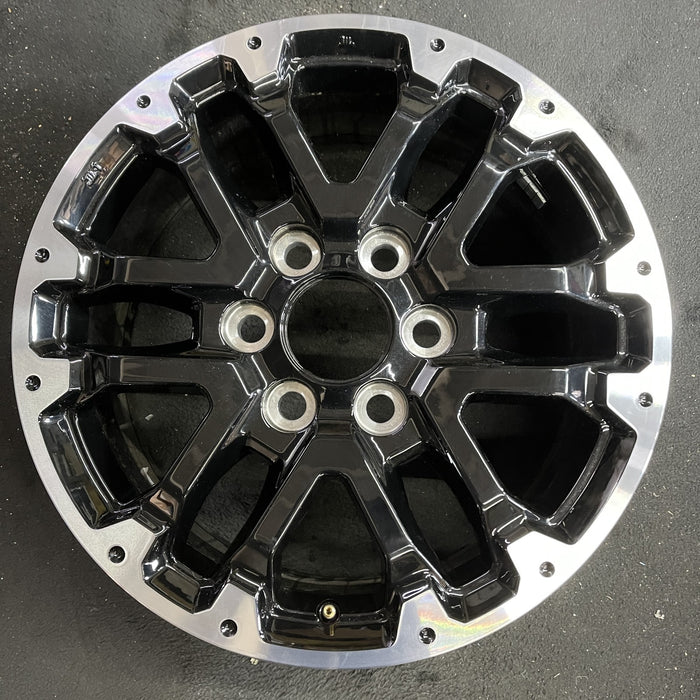 18" SEQUOIA 23-24 18x7.5, 6 double spoke, black Original OEM Wheel Rim - Angle View