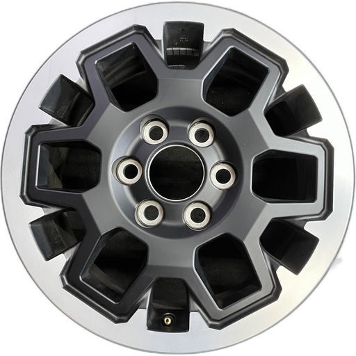 18" 4 RUNNER 25 18x7.5, machined finish Original OEM Wheel Rim - Front View