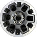 18" 4 RUNNER 25 18x7.5, machined finish Original OEM Wheel Rim - Front View