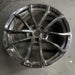 19" CORVETTE 12 19x10, front, 10 spoke, black, no red stripe Original OEM Wheel - Angle View