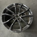 19" CORVETTE 12 19x10, front, 10 spoke, black, no red stripe Original OEM Wheel - Side Profile