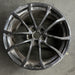 19" CORVETTE 12 19x10, front, 10 spoke, black, no red stripe Original OEM Wheel - Angle View