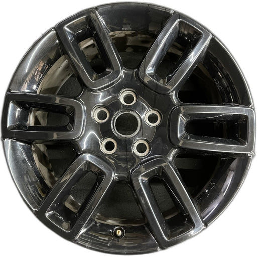19" DEFENDER 20-22 19x8 6 spoke straight spoke gloss black Original OEM Wheel - Front View