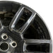 19" DEFENDER 20-22 19x8 6 spoke straight spoke gloss black Original OEM Wheel - Side Profile